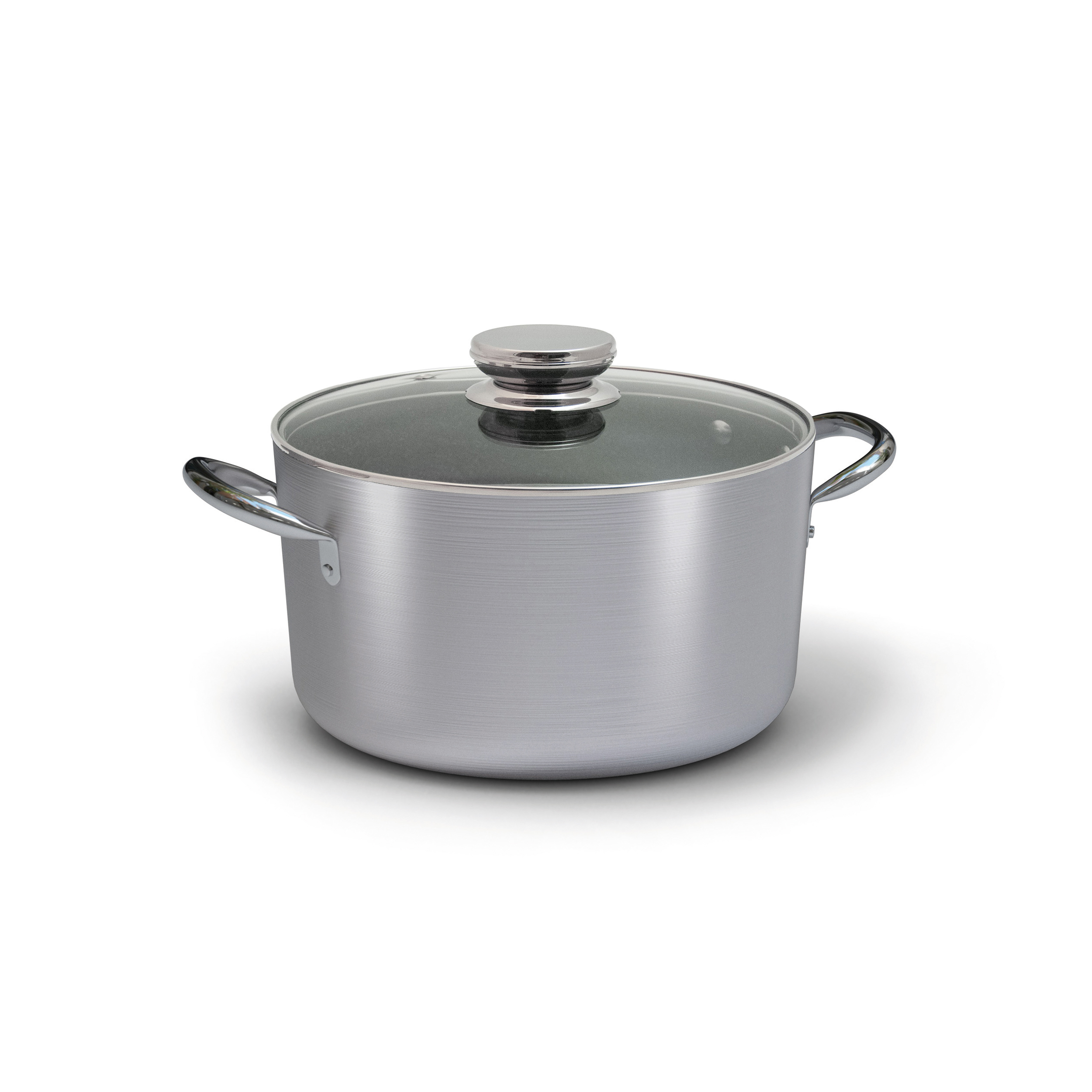 ΚΑΤΣΑΡΟΛΑ BALLARINI 69G32 | Κατσαρόλα επαγγελματική 24εκ.+ καπάκι PG63 | PROFESSIONALE GRANITIUM